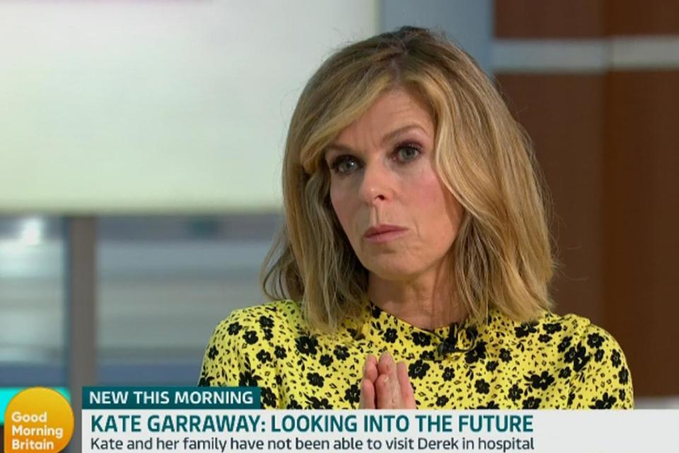 Back in the studio: Garraway was interviewed by Piers Morgan and Susanna Reid (ITV)