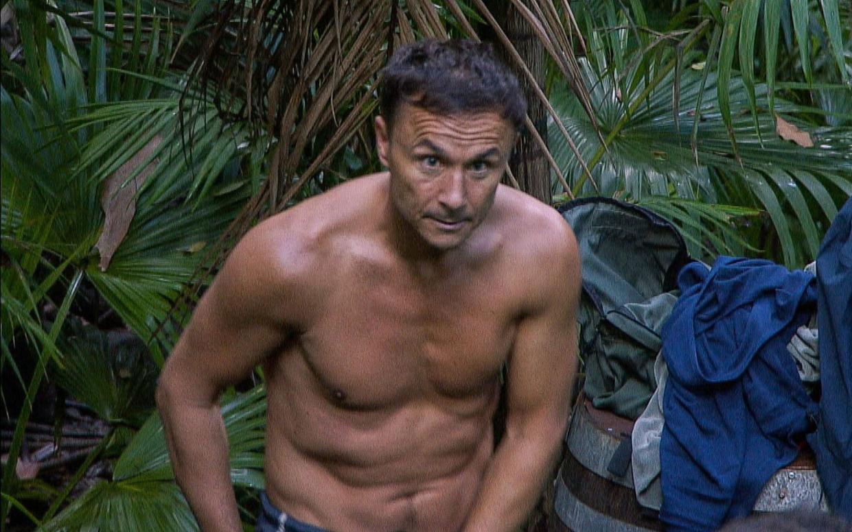 Former Chelsea captain, Dennis Wise, has been impressing in the jungle with his physique at the age of 50 - REX/Shutterstock