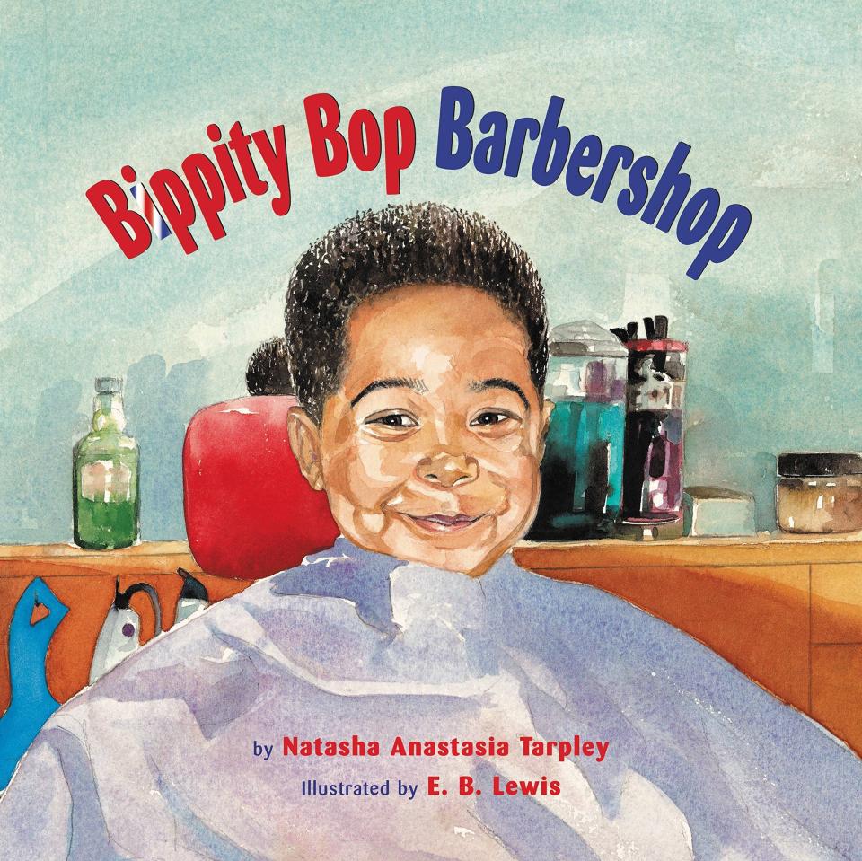 <i>Bippity Bop Barbershop</i> highlights the role barbershops play in black culture, and what it's like to conquer your fears as a child.&nbsp;(By Natasha Anastasia Tarpley, illustrated by E.B. Lewis)