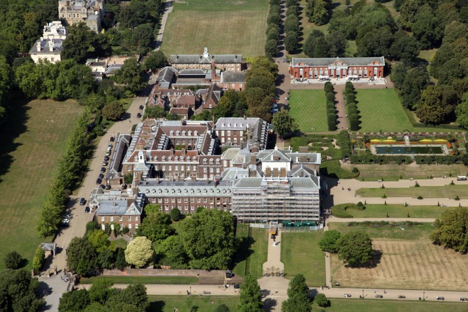 The Duke and Duchess of Cambridge live at apartment 1A, Kensington Palace (Alamy Stock Photo)