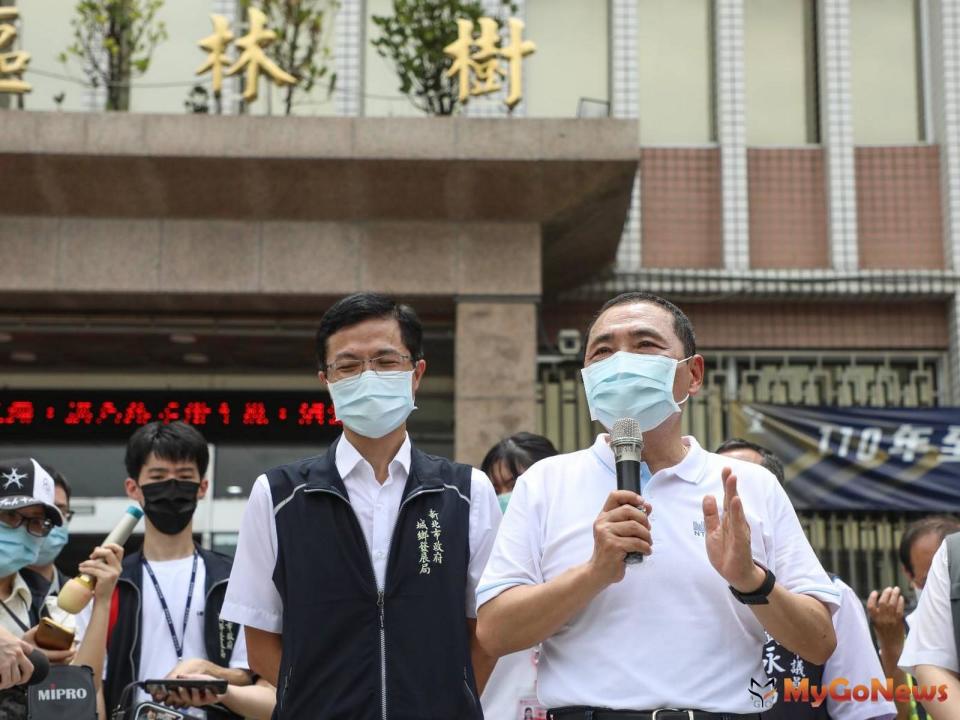 ▲公私合作新典範 創造樹林新亮點，侯友宜市長宣示正式啟動「樹林行政園區公辦都市更新」(圖/新北市政府)