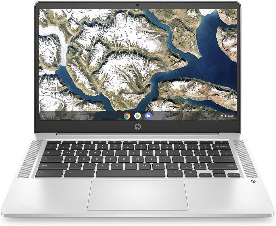 Save 38% on the HP Chromebook 14a-na0010ca 14'' Laptop. Image via Amazon.