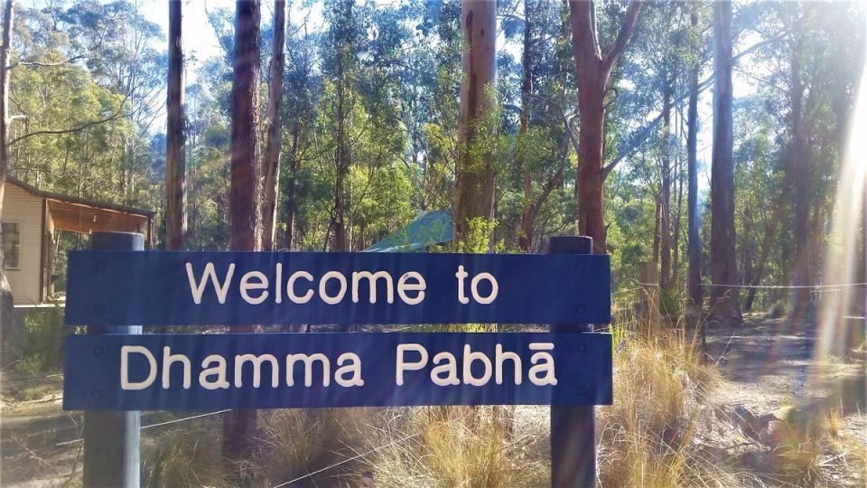 This meditation centre is set in Tasmanian forest (Vipassana Meditation Centre)