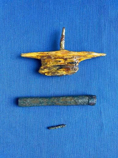 Objects from the Clotilda.  (Alabama Historical Commission)