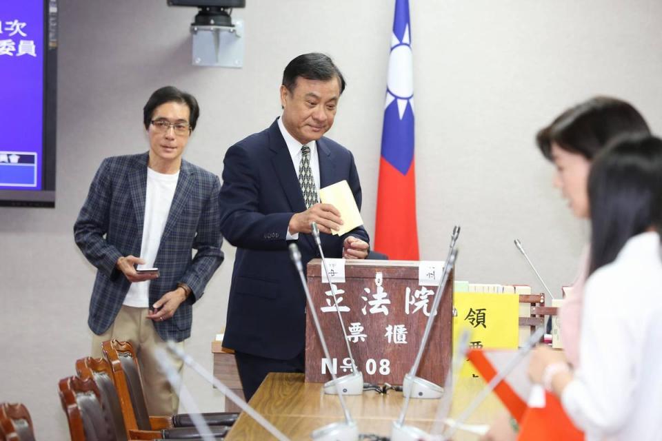 立法院長蘇嘉全今到司法委員會選舉召委。