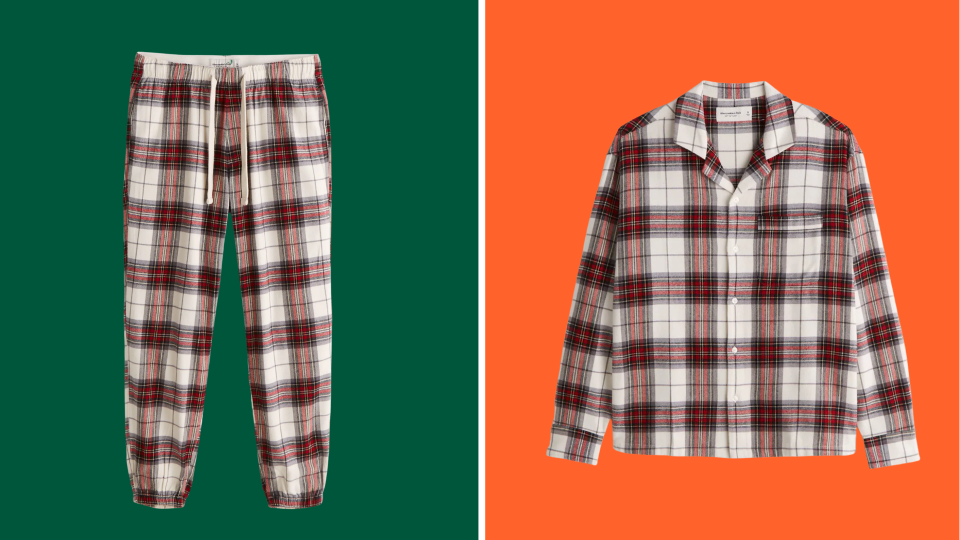 Abercrombie and Fitch has unisex pajamas for everyone.