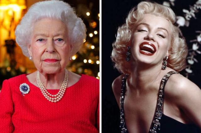 marilyn monroe queen elizabeth ii