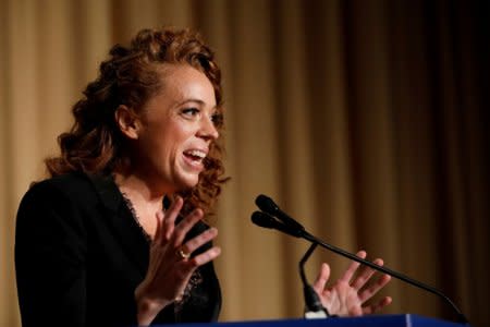 FILE PHOTO: Comedian Michelle Wolf performs at the White House Correspondents' Association dinner in Washington, U.S., April 28, 2018. REUTERS/Aaron P. Bernstein/File Photo