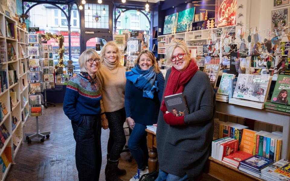 The team at Caxton Books, a staple on Frixton's high street