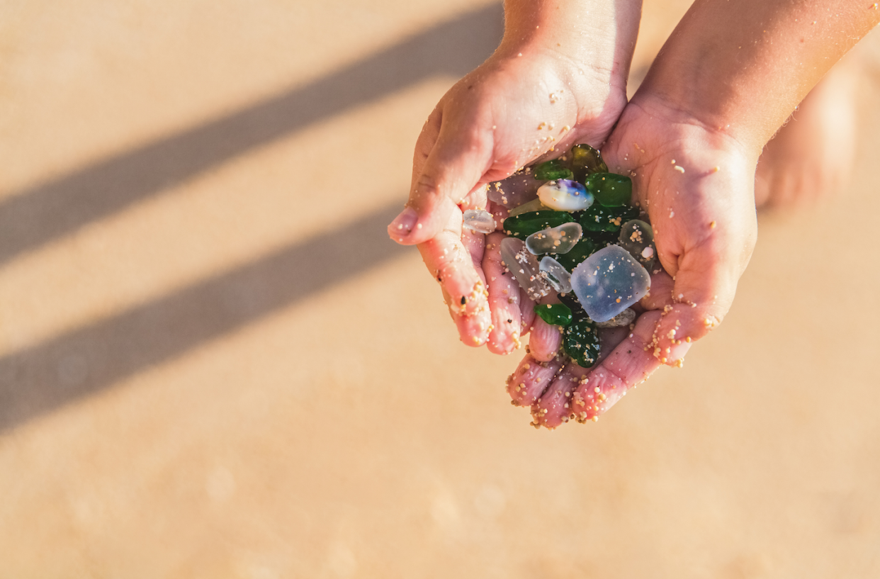 Every piece of sea glass has a story − but sea glass could be on the decline. <a href="https://www.gettyimages.com/detail/photo/handful-of-sea-glass-royalty-free-image/1442716713?phrase=sea+glass&adppopup=true" rel="nofollow noopener" target="_blank" data-ylk="slk:Olga Pankova/Moment;elm:context_link;itc:0;sec:content-canvas" class="link ">Olga Pankova/Moment</a>