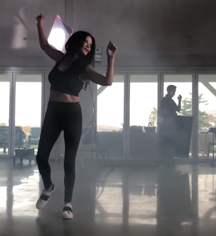 catherine zeta jones abs arms dancing instagram video