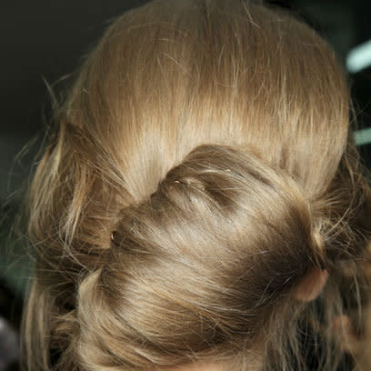 Dolce & Gabbana AW11/12 Backstage: Glamorous Updos Hair Trend