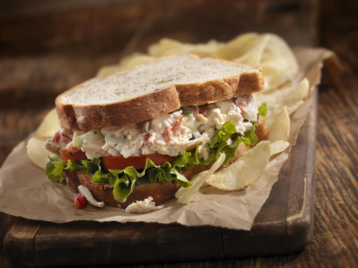 Whipping up a creamy chicken salad is one of many ways to cook with the popular protein. (Photo: Getty)