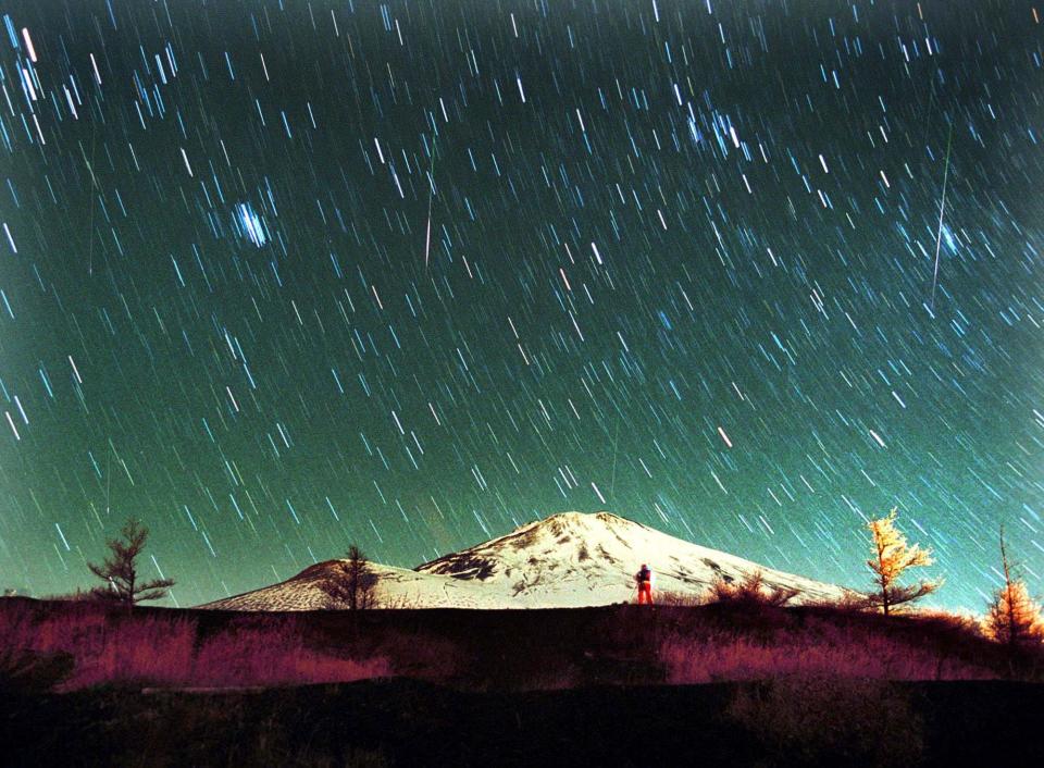 leonid meteor shower japan