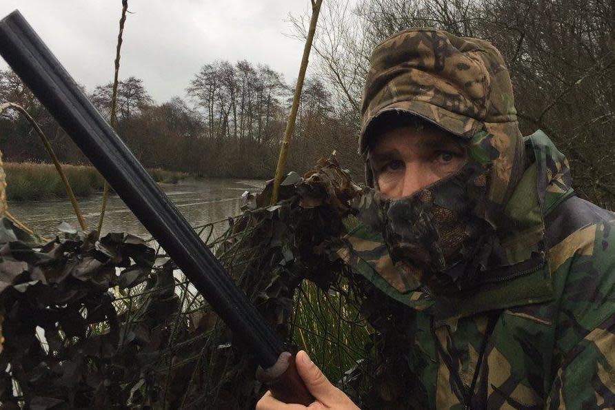 Vinnie Jones: The hunting enthusiast denied posting the photo on Twitter, claiming he was targeted by hackers: Vinnie Jones/Twitter