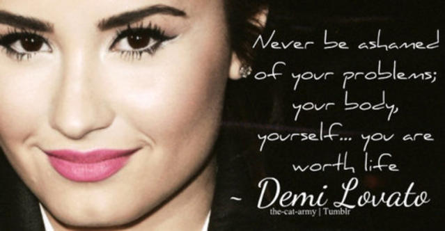 demi lovato quotes about eating disorder