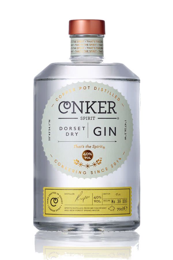 <p>With 10 botanicals – three of which are hand-sourced from Dorset (elderberries, gorse flowers and samphire) – this gin is one of our top picks this summer, tasting delicious with tonic and ice. </p><p><span class="redactor-invisible-space">Conker - £34.75 (70cl)</span></p><p><a class="link " href="https://www.amazon.co.uk/Conker-Spirit-Dorset-Dry-Gin/dp/B00XN5R2DM?tag=hearstuk-yahoo-21&ascsubtag=%5Bartid%7C1921.g.31768%5Bsrc%7Cyahoo-uk" rel="nofollow noopener" target="_blank" data-ylk="slk:SHOP NOW;elm:context_link;itc:0;sec:content-canvas">SHOP NOW</a> </p>