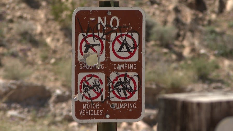 Conservation groups and some community members are looking to turn public land on the outskirts of east Las Vegas into a national monument. (KLAS)