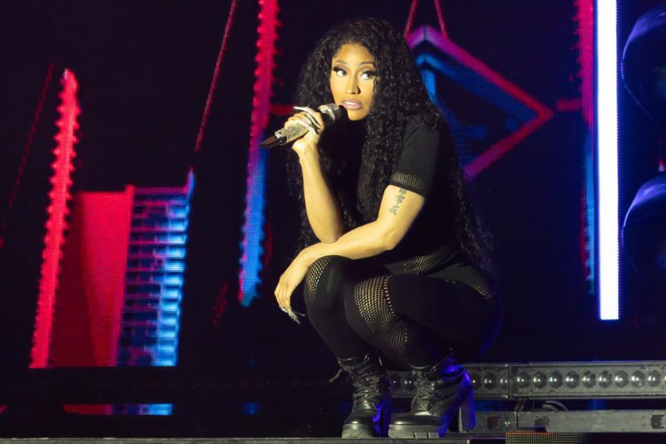 Minaj was not hurt in the incident. WireImage