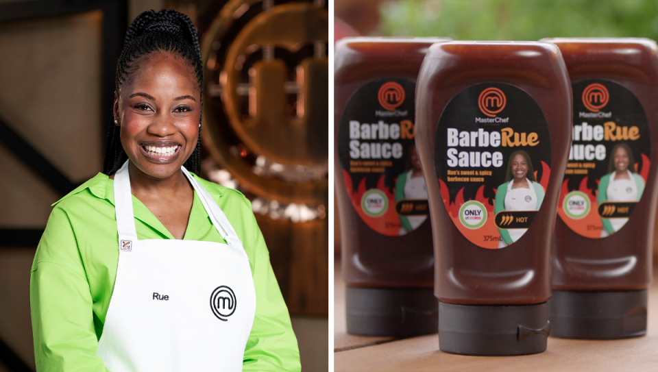 MasterChef’s Rue Rupedzi and her BarbeRue sauce.