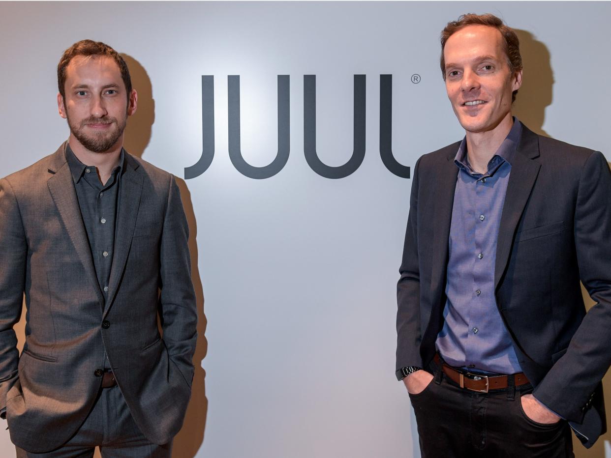 juul Adam Bowen and James Monsees billionaires