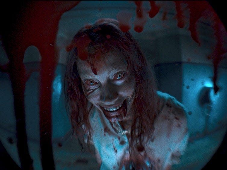 Alyssa Sutherland as Ellie in "Evil Dead Rise."
