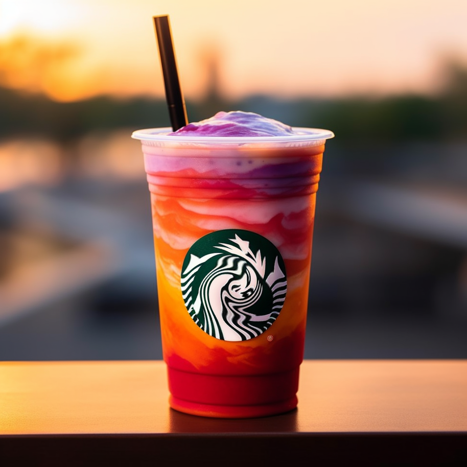 New Mexico's prickly pear-flavored "desert sunset" frappuccino