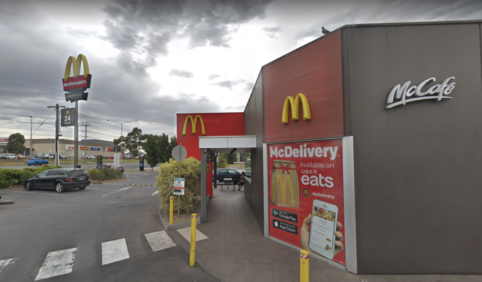 McDonald's at Fawkner is pictured.