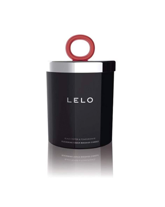 24) LELO Flickering Touch Massage Candle, Black Pepper/Pomegranate