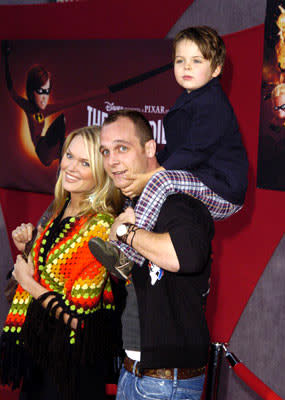 Ethan Embry , son Cogeian and Sunny Mabrey at the Hollywood premiere of Disney and Pixar's The Incredibles