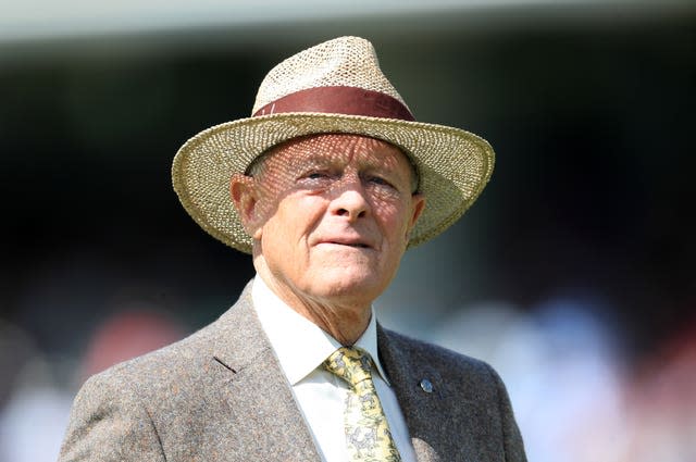 Former England batter Sir Geoffrey Boycott (Mike Egerton/PA)