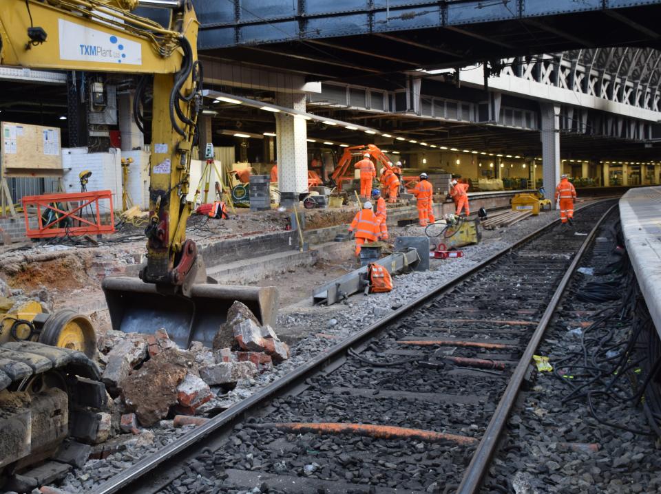 Works outing: Network Rail engineering work at Paddington station in London (Network Rail)