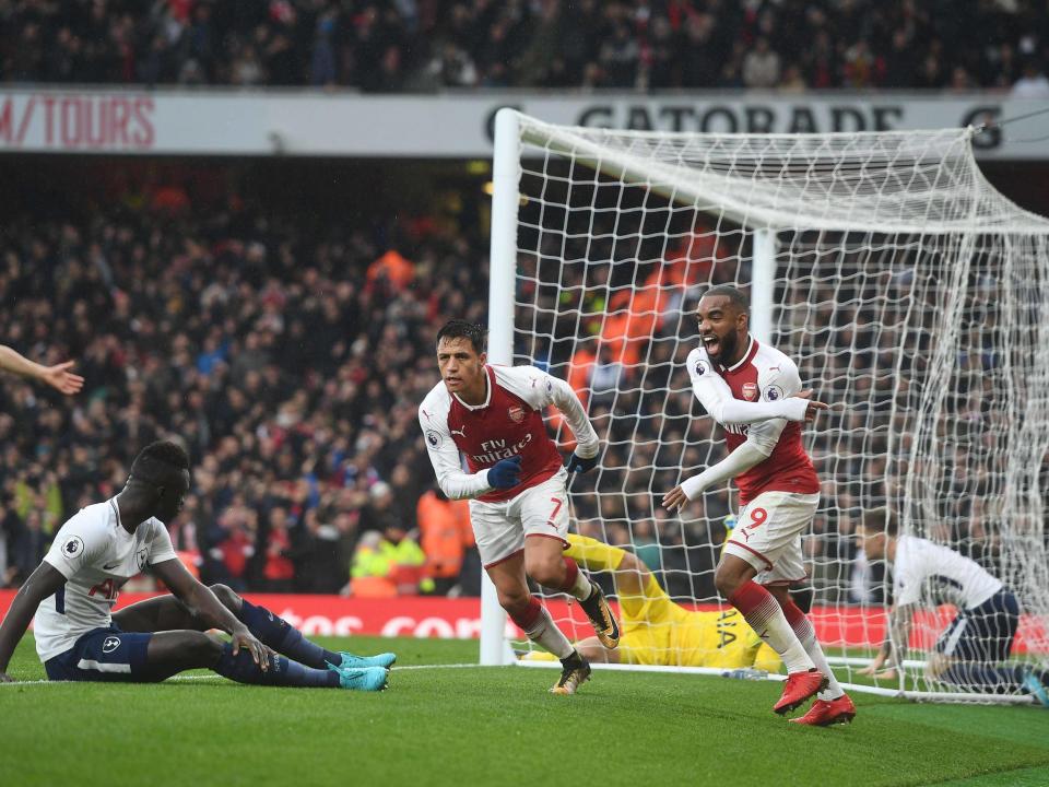 There is now only one point between Arsenal and Spurs in the table: Getty