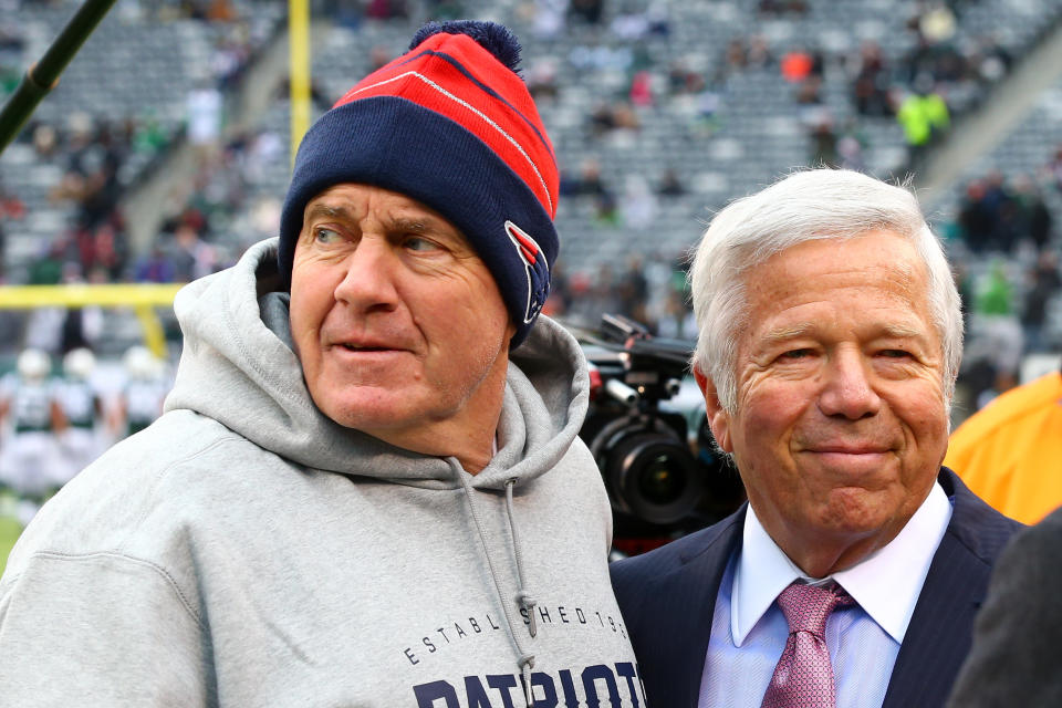 The Patriots admitted to "inappropriately" taking video on Sunday and failing to inform the Bengals and the league of their video production. (Rich Graessle/Icon Sportswire/via Getty Images)