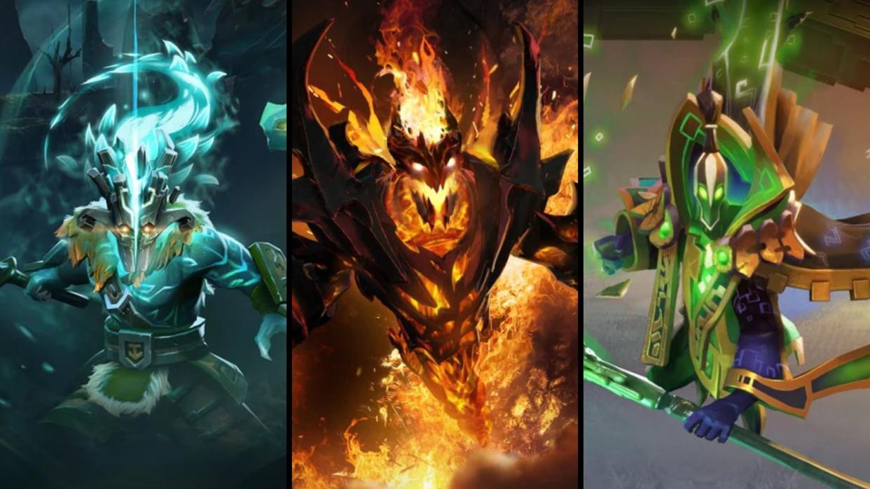 Dota 2 will be giving players free a Arcana, among other rewards, in celebration of The International 11. Some of the Arcanas players can get are the Bladeform Legacy for Juggernaut, Demon Eater for Shadow Fiend, and the Magus Cypher for Rubick. (Photos: Valve Software)