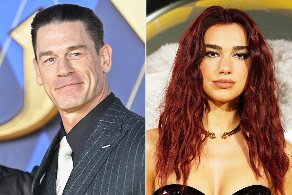 <p>Samir Hussein/WireImage; Ian West/PA Images/Getty</p> John Cena, Dua Lipa