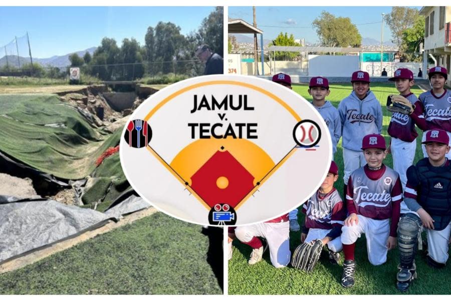 Partido de béisbol Jamul vs Tecate recaudará fondos para remodelar campo de Liga Infantil en Tecate