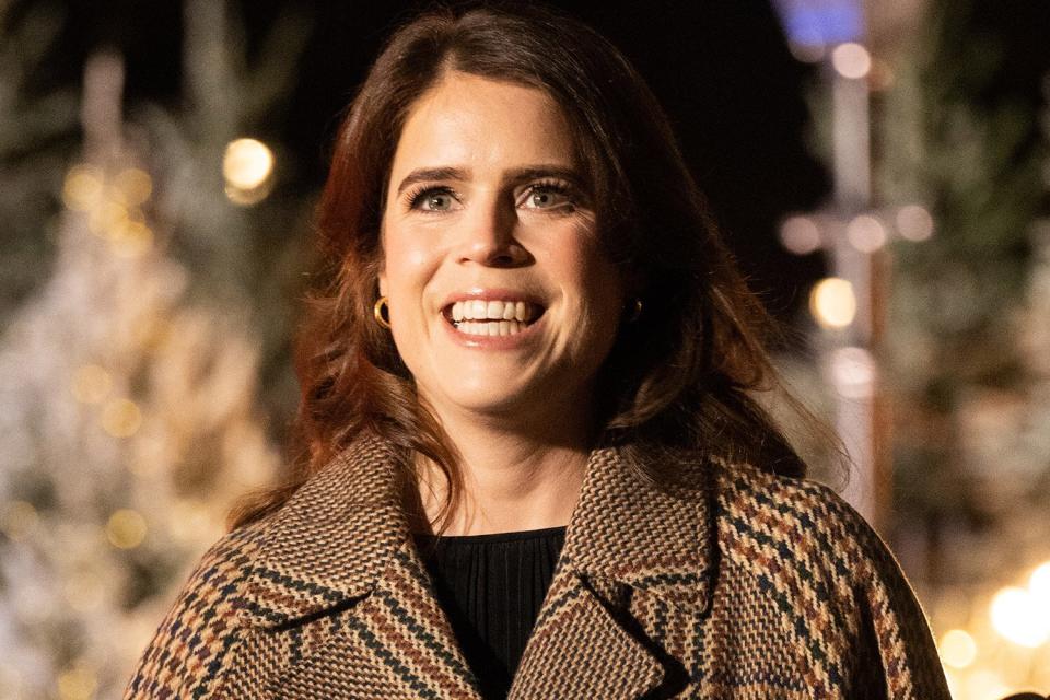 Princess Eugenie attends the 'Together at Christmas' Carol Service at Westminster Abbey on December 15, 2022 in London, England.