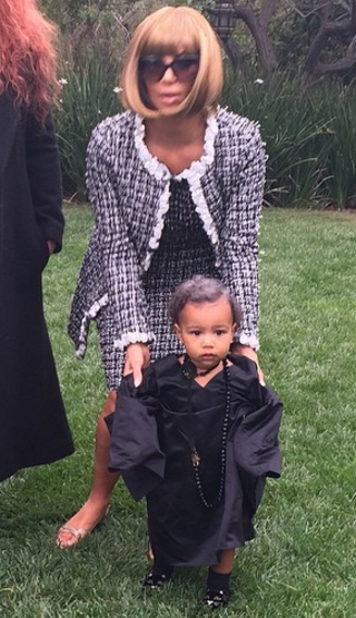 Kim Kardashian and North West are stylin’