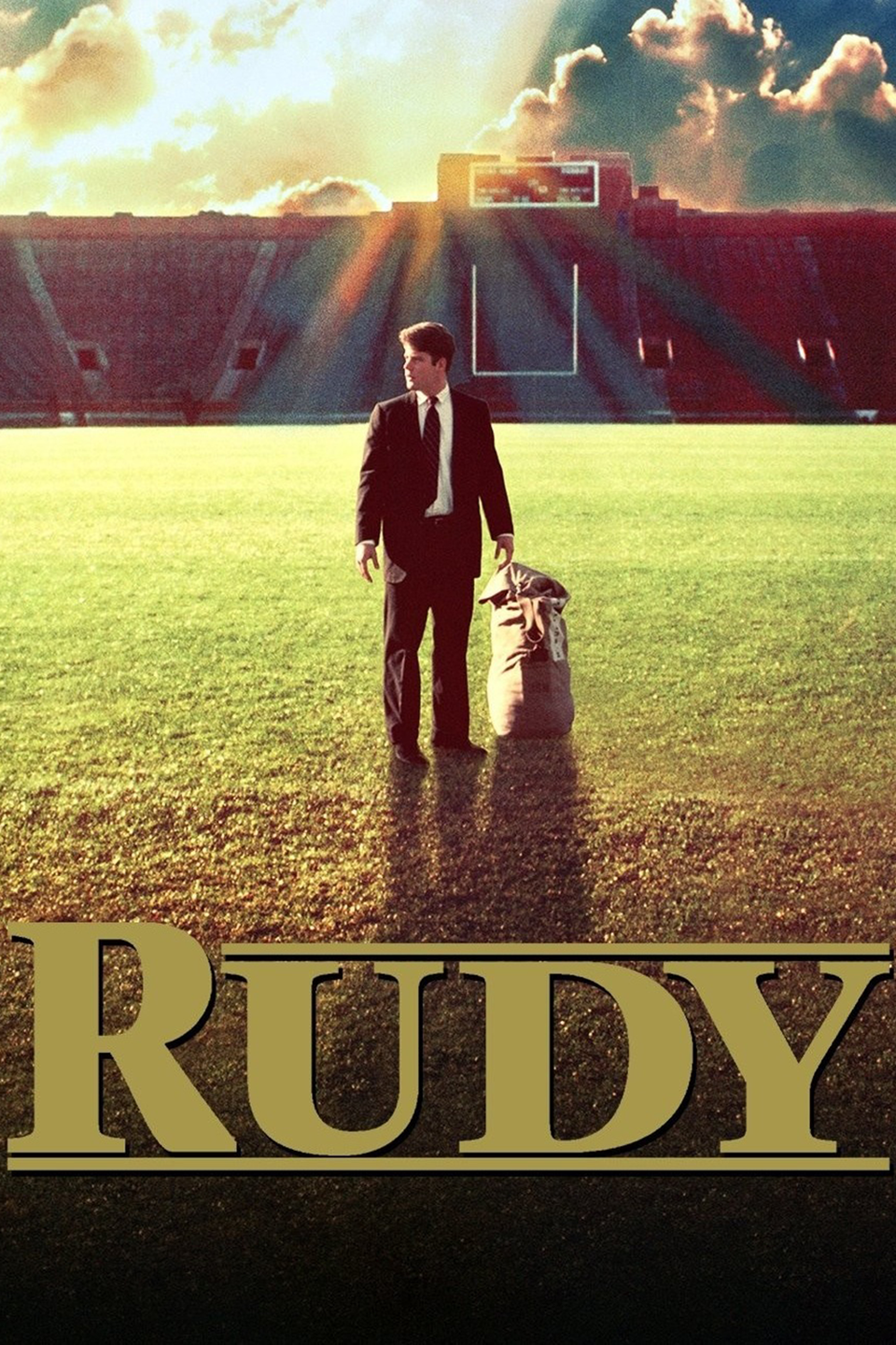 <p>One of those movies your dad is always trying to get you to watch, <em>Rudy </em>tells the true story of a guy who desperately wants to play football at Notre Dame. You will cry. Just let it happen.</p>