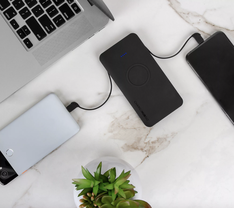 ChargeHubGo+ Power Bank With Wireless Charging Pad (Photo: QVC)