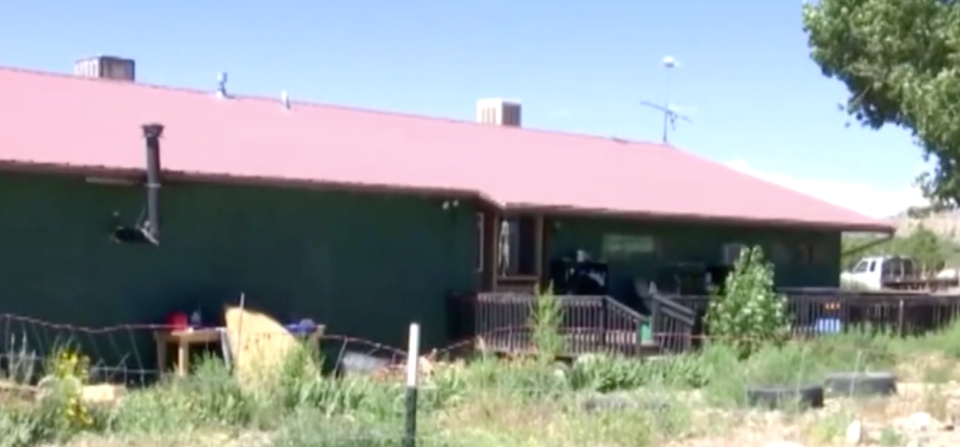 Photo of the home where Martha and Timothy Crouch were arrested by police. 