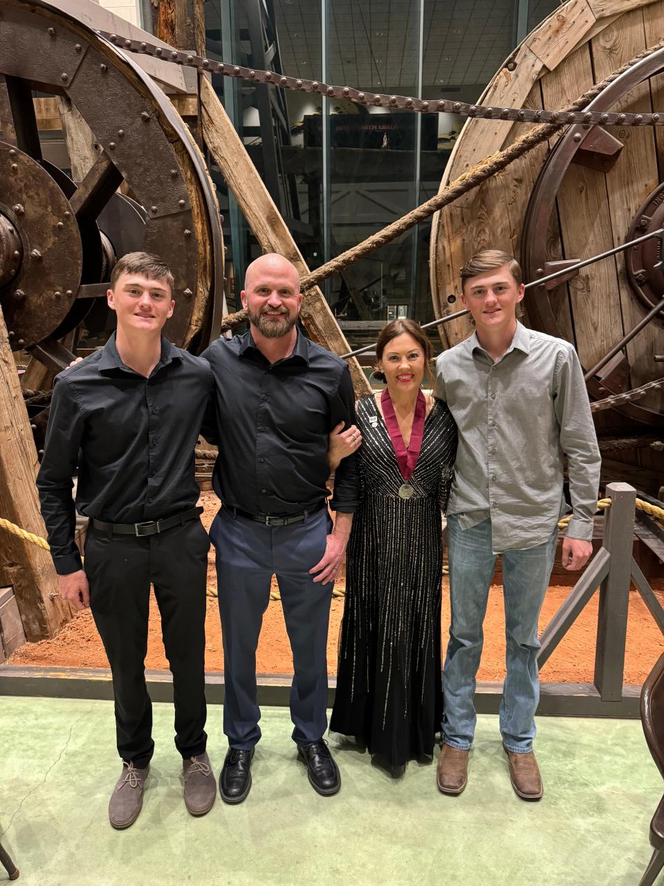 Expio Digital Marketing Chief Relationship Officer Jody Reynolds, seen with family members in this photo, was awarded the AAF Silver Medal, the highest honor at the Feb. 22 Amarillo American Advertising Awards Gala hosted at the Panhandle Plains Historical Museum.