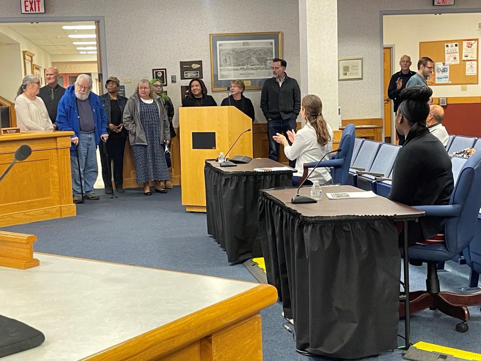 The Staunton DEI Commission heard a round of applause for their work.