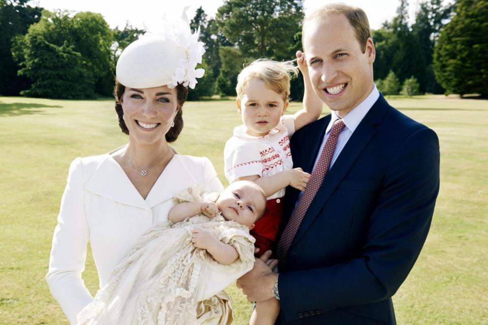 Testino, a favourite with the Royals, took this picture of the Duke and Duchess of Cambridge with their children