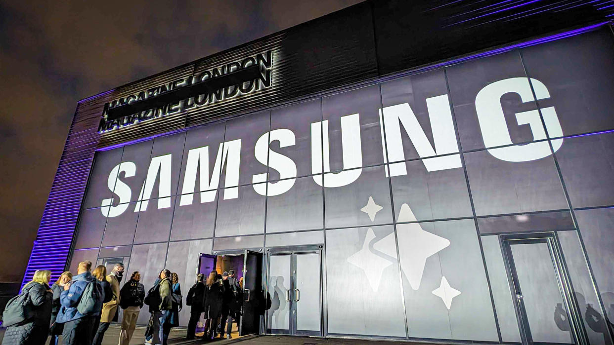  Samsung Galaxy Unpacked 2024 entrance in London. 