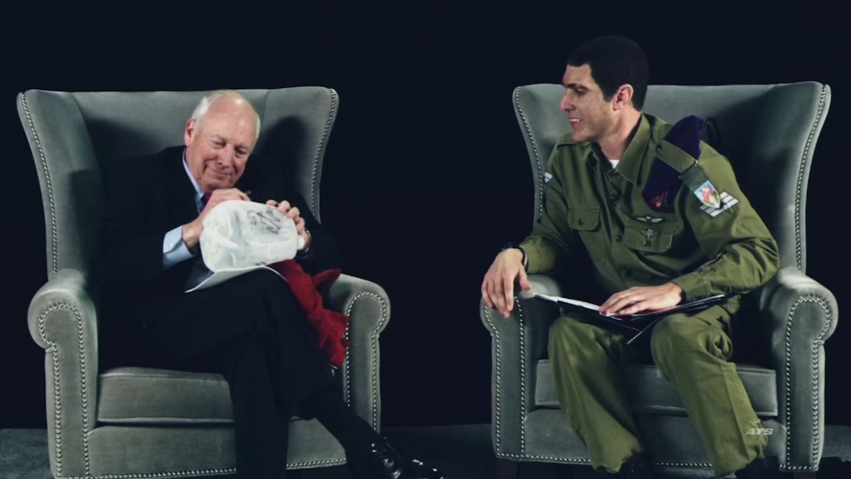 Sacha Baron Cohen and Dick Cheney (Credit: Showtime)