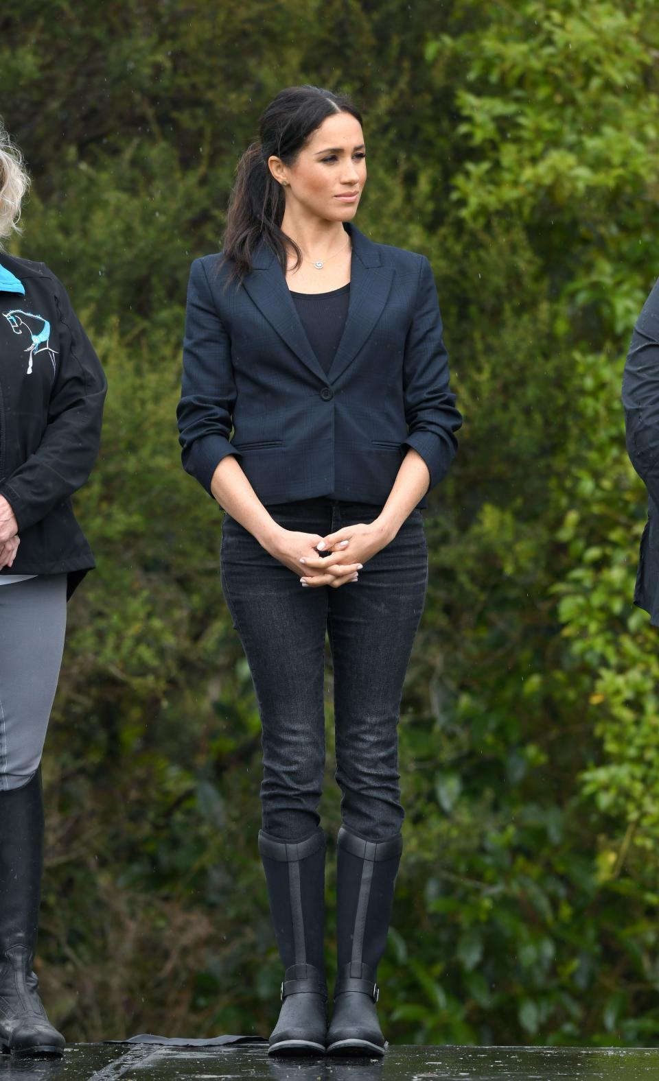 Meghan Markle attends welly wanging