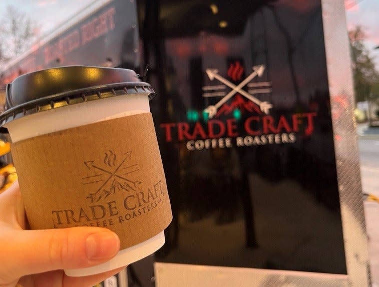 Toasted marshmallow hot chocolate from Vass-based food truck, Trade Craft Coffee Roasters.