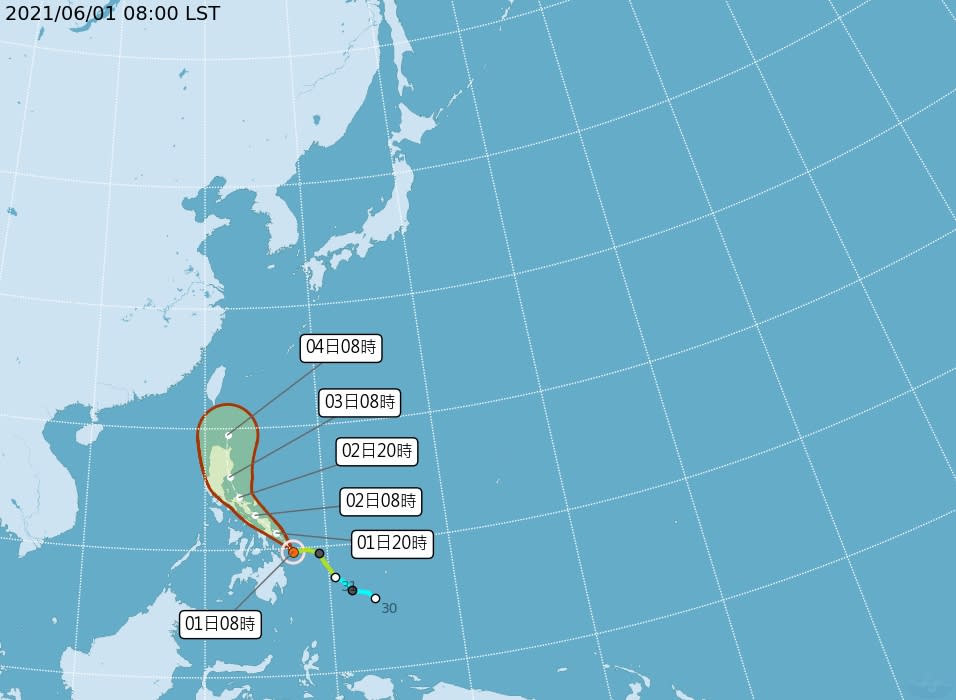 週三鋒面漸漸遠離！雨勢漸緩但仍有陣雨